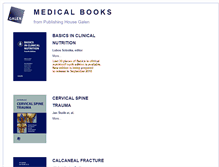 Tablet Screenshot of galenbooks.com